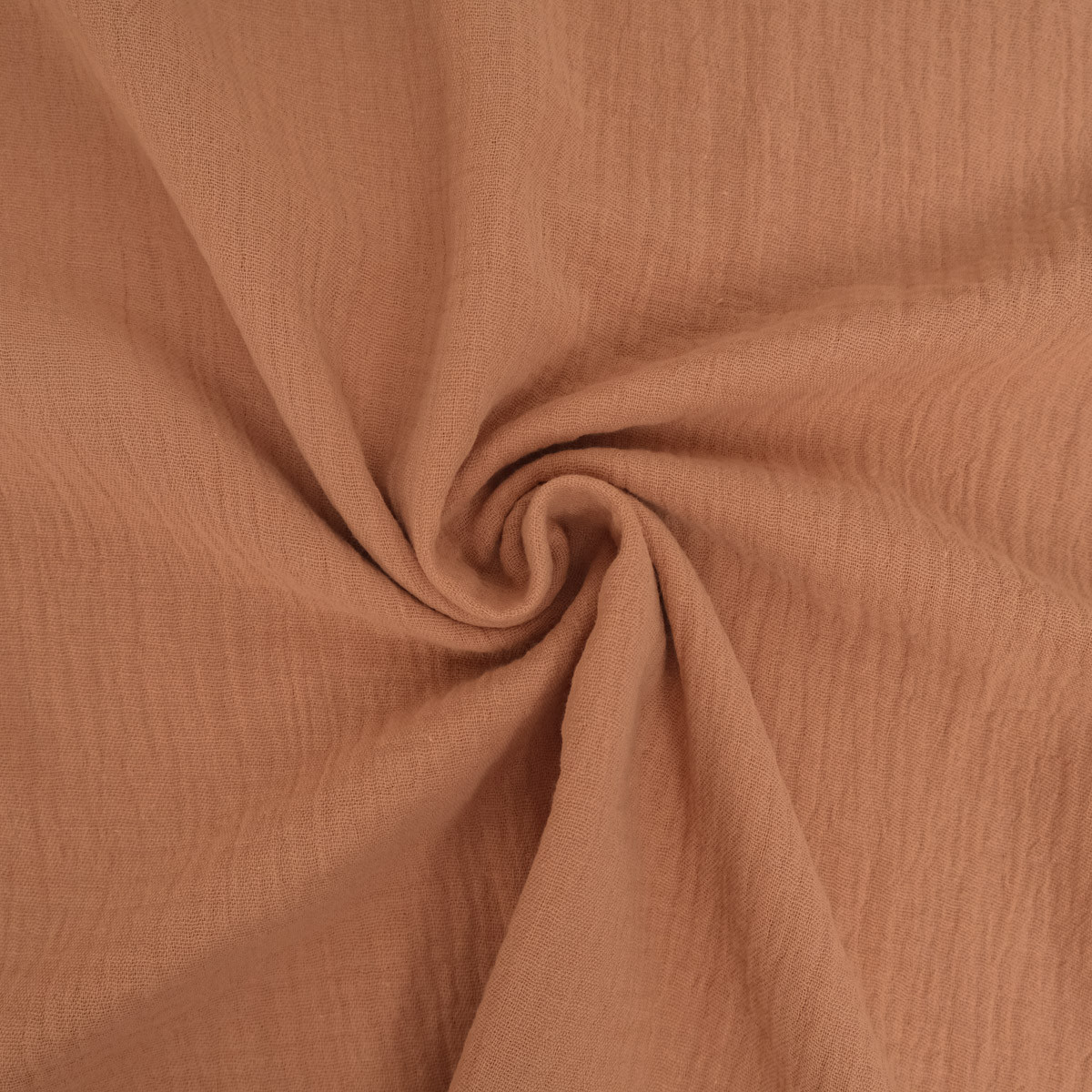 Solid Double Gauze, 135 cm, Cappuccino - Thaïs - Maison Klem